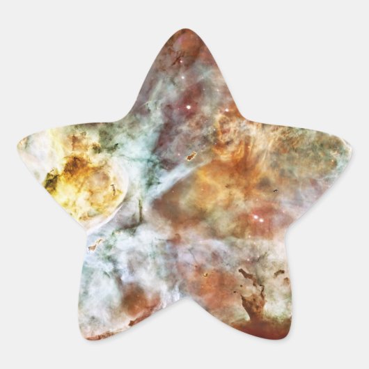 The Great Carina Nebula NGC 3372 Star Birth Ster Sticker (Voorkant)