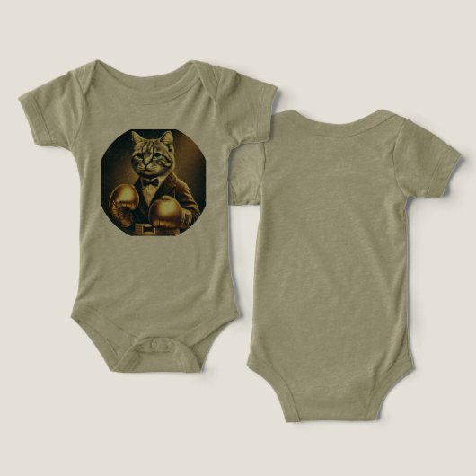 The Great Catsby - Kat met bokshandschoenen (Ontwerp Voorkant & Achterkant)