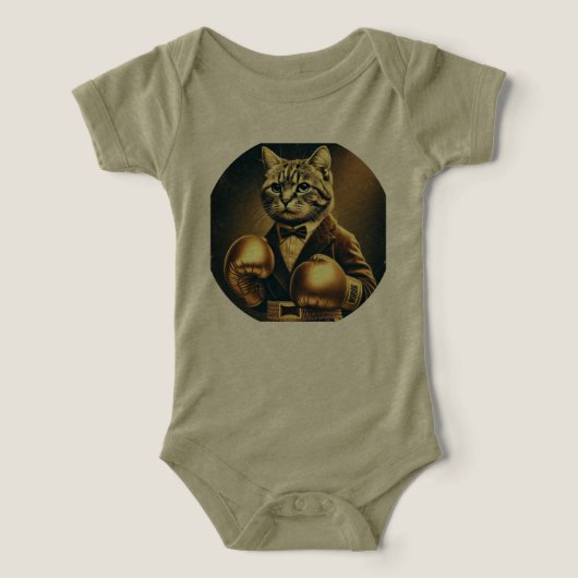 The Great Catsby - Kat met bokshandschoenen (Design voorkant)