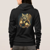 The Great Catsby - Kat met bokshandschoenen Hoodie (Achterkant)
