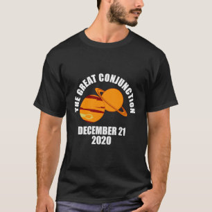 The Great Conjunction 2020 Jupiter Saturn Christma T-shirt
