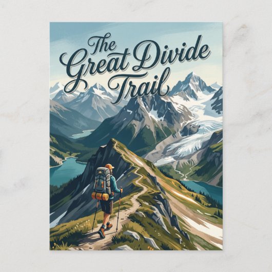 The Great Divide Trail Canada Briefkaart (Voorkant)