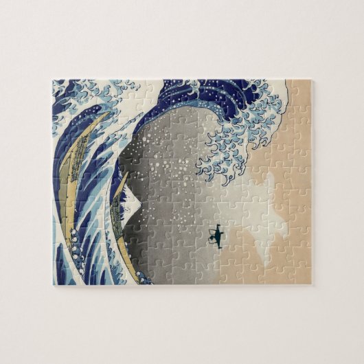 The Great Drone Wave Off Kanagawa Legpuzzel (Horizontaal)