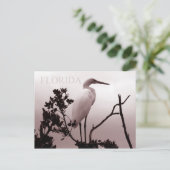 The Great Egret - Florida Keys Briefkaart (Staand voorkant)
