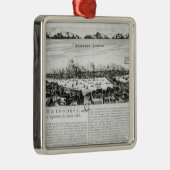 The Great Fire of London in 1666 Metalen Ornament (Rechts)