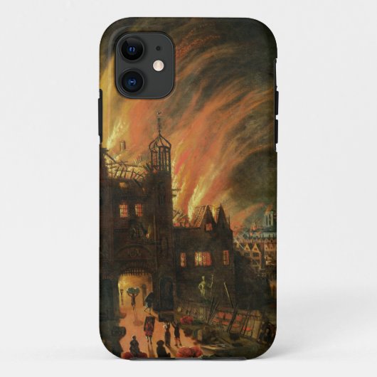 The Great Fire of London (september 1666) met Lud Case-Mate iPhone Case (Achterkant)