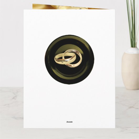 The Great Gatsby Inspiration Save the Date Kaart (Achterkant)