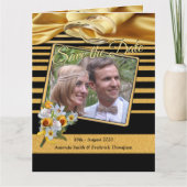 The Great Gatsby Inspiration Save the Date Kaart (Voorkant)