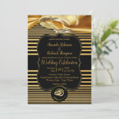 The Great Gatsby Inspiration Wedding Kaart (Staand voorkant)