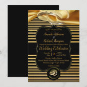 The Great Gatsby Inspiration Wedding Kaart (Voorkant / Achterkant)