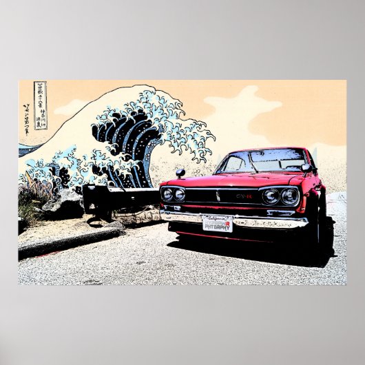 "The Great Hakosuka" Skyline on PCH Poster (Voorkant)
