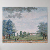 The Great House and Park at Chawton, c.1780 Poster (Voorkant)