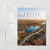 The Great Kemeri Bog Boardwalk, Latvia Briefkaart (Voorkant / Achterkant)