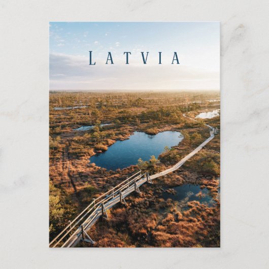 The Great Kemeri Bog Boardwalk, Latvia Briefkaart (Voorkant)