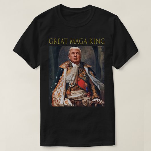The Great Maga King Funny Trump Ultra Maga King T T-shirt (Design voorkant)