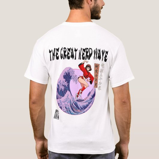 The Great Nerd Wave T-shirt (Achterkant)