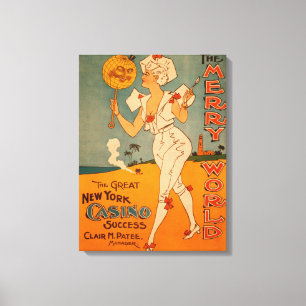 The Great New York Casino Succestheater Canvas Afdruk
