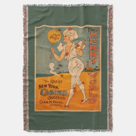 The Great New York Casino Succestheater Deken (Voorkant Verticaal)