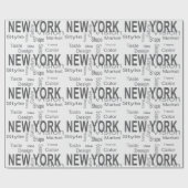 The Great New York City (typografie) Cadeaupapier (Vlak)
