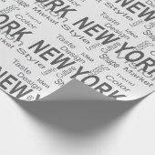 The Great New York City (typografie) Cadeaupapier (Hoek)