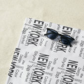 The Great New York City (typografie) Strandlaken (In situ)