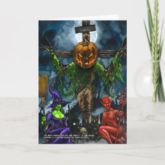 The Great Pumpkin (Died for Your Treats) Card Kaart (Voorkant)