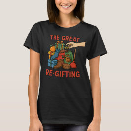 The Great Re-Gifting – Funny White Elephant Christ T-shirt