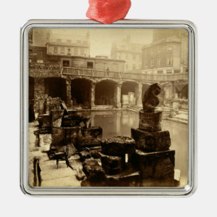 The Great Roman Bath, Bath (foto op papier) Metalen Ornament