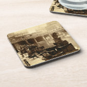 The Great Roman Bath, Bath (foto op papier) Onderzetter (Linkerzijde)