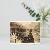 The Great Roman Bath, Bath (foto van B/w) Briefkaart (Staand voorkant)