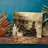 The Great Roman Bath, Bath (foto van B/w) Fotoplaat (Zijkant)