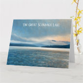The Great Sacandaga Lake - briefkaart - impressies (Gele Bloem)