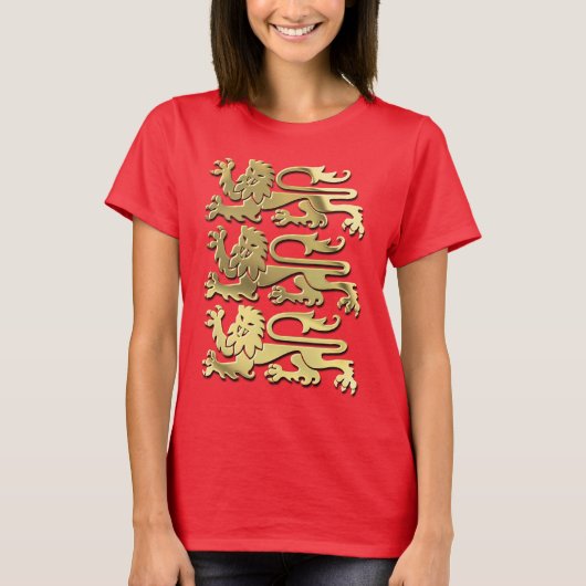 The Great Seal of King Richard I of England T-shirt (Voorkant)