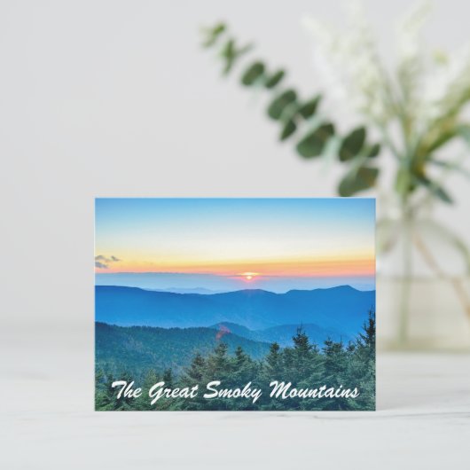 The Great Smoky Mountains Briefkaart (Staand voorkant)