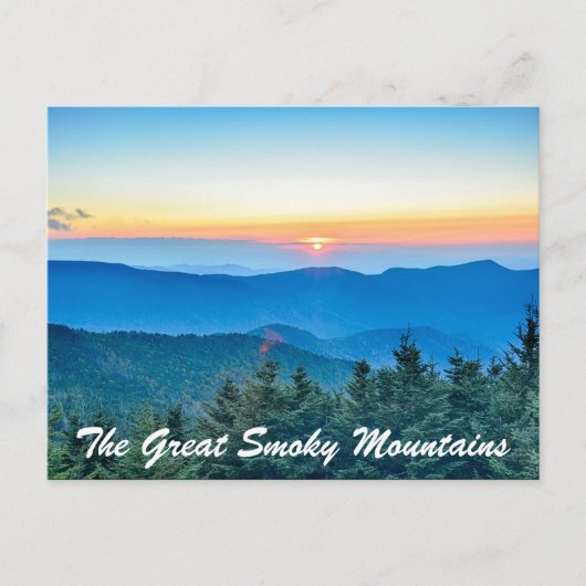 The Great Smoky Mountains Briefkaart (Voorkant)