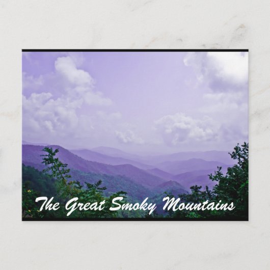 The Great Smoky Mountains Briefkaart (Voorkant)