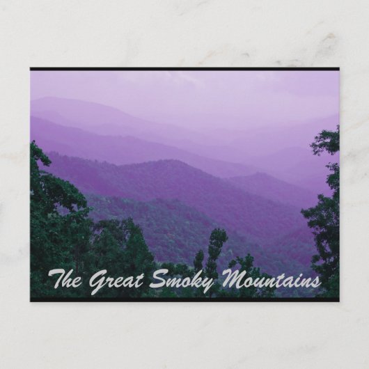 The Great Smoky Mountains Briefkaart (Voorkant)