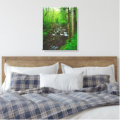 The Great Smoky Mountains Canvas Afdruk (Insitu (Slaapkamer))