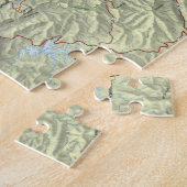 The Great Smoky Mountains National Park Map (1997) Legpuzzel (Zijkant)