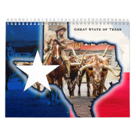 The Great State of Texas Calendar Kalender