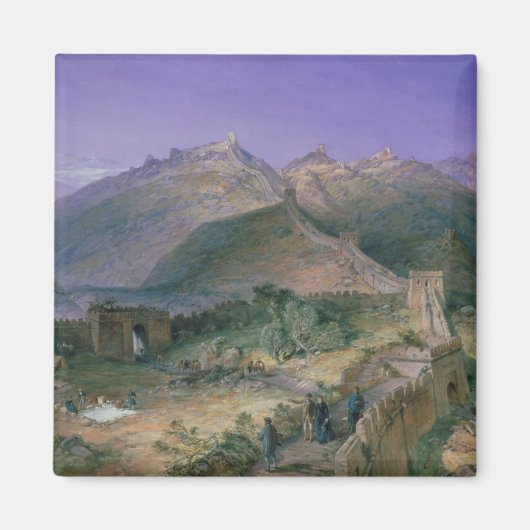 The Great Wall of China, 1886 (m/c) Magneet (Voorkant)