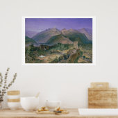 The Great Wall of China, 1886 (m/c) Poster (Keuken)