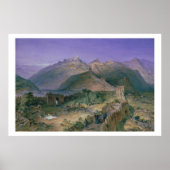 The Great Wall of China, 1886 (m/c) Poster (Voorkant)