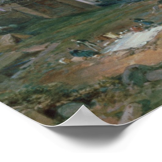 The Great Wall of China, 1886 (m/c) Poster (Hoek)