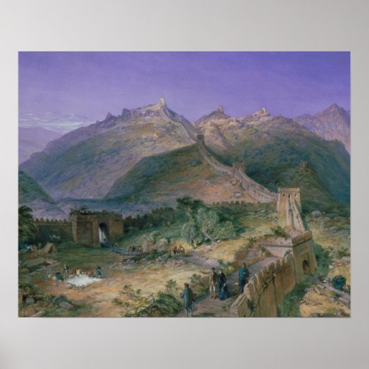 The Great Wall of China, 1886 (m/c) Poster (Voorkant)