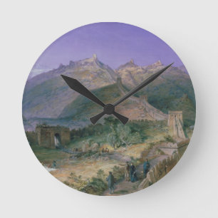 The Great Wall of China, 1886 (m/c) Ronde Klok