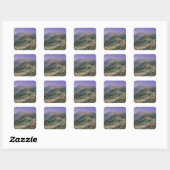 The Great Wall of China, 1886 (m/c) Vierkante Sticker (Vel)