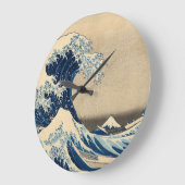 The Great Wave, 1830-1833, door Katsushika Hokusai Grote Klok (Hoek)