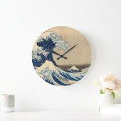 The Great Wave, 1830-1833, door Katsushika Hokusai Grote Klok (Huis)