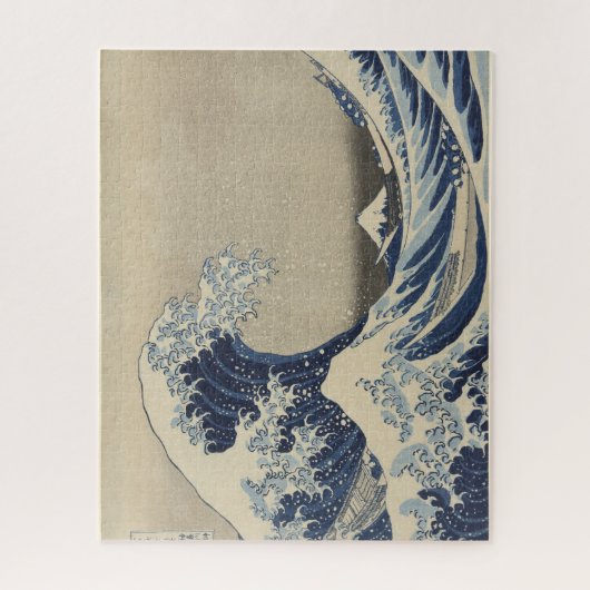 The Great Wave, 1830/33, door Hokusai Jigzaag Puzz Legpuzzel (Verticaal)
